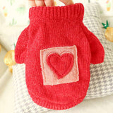 Bowknot Dog Clothes Cat Costume Hollow Knit Dog Sweater - My Store - Flyclothing LLC