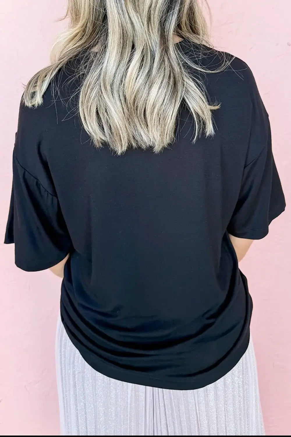 Graphic Round Neck Short Sleeve T-Shirt - Trendsi - Flyclothing LLC