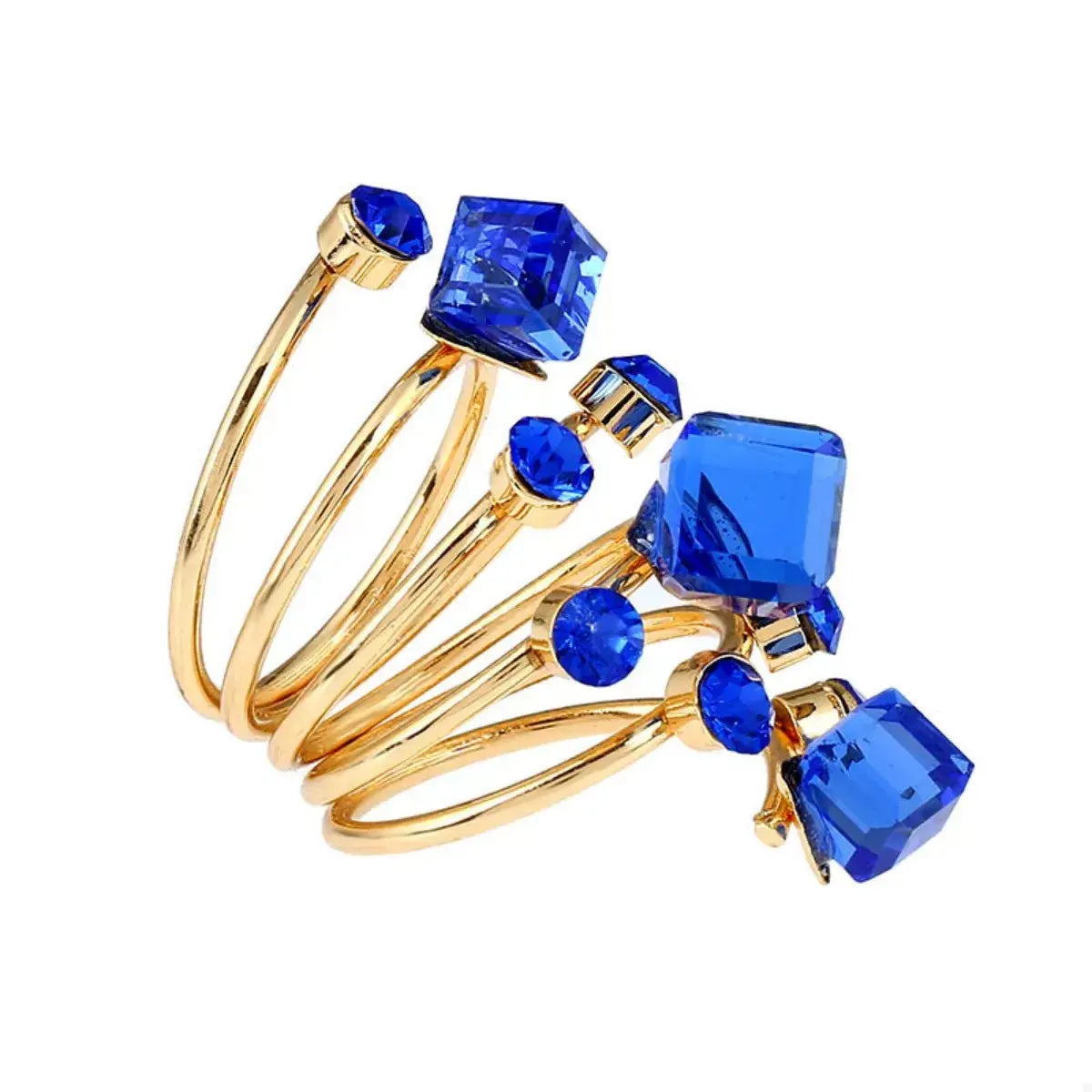 18K Gold-Plated Multi-Layered Ring - Trendsi - Flyclothing LLC