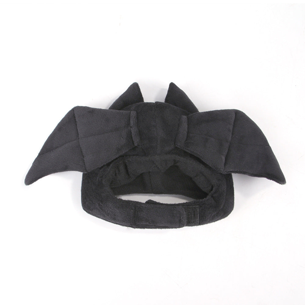 Pet Halloween Hat Teddy Dress Up Bat Headdress Cat Hat Cat Head - My Store - Flyclothing LLC