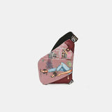 Nicole Lee USA Vegan Leather Leopard & Lip Pattern Crossbody Bag - Trendsi - Flyclothing LLC