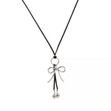 Elegant Bow Pendant Necklace - Trendsi - Flyclothing LLC