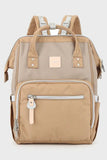 Himawari Waterproof Canvas Backpack Bag with Side Pockets - Trendsi