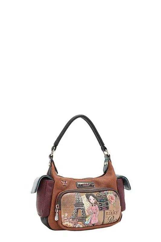 Nicole Lee USA Eco-Leather Shoulder Bag - Trendsi - Flyclothing LLC