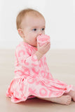 XOXO 3/4 Sleeve Twirl Bodysuit - Mila & Rose ® - Flyclothing LLC