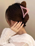 PC Polka Dot Hair Claw Clip - Trendsi - Flyclothing LLC