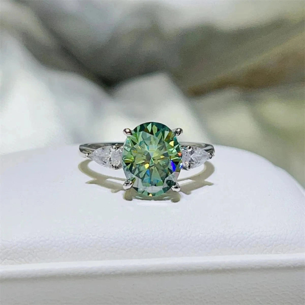 3 Carat Moissanite 925 Sterling Silver Ring - Trendsi