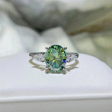 3 Carat Moissanite 925 Sterling Silver Ring - Trendsi