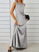 Sleeveless Flowy Maxi Dress - Trendsi - Flyclothing LLC