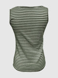 Striped Round Neck Tank Top - Trendsi - Flyclothing LLC
