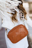 Zenana Cassette Woven Crossbody Bag - Trendsi - Flyclothing LLC