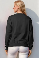Double Take Full Size Nutcracker Sequin Long Sleeve Sweater - Trendsi - Flyclothing LLC