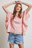 HEYSON Full Size Garment-Dyed Boat Neck Oversized Top - Trendsi - Flyclothing LLC