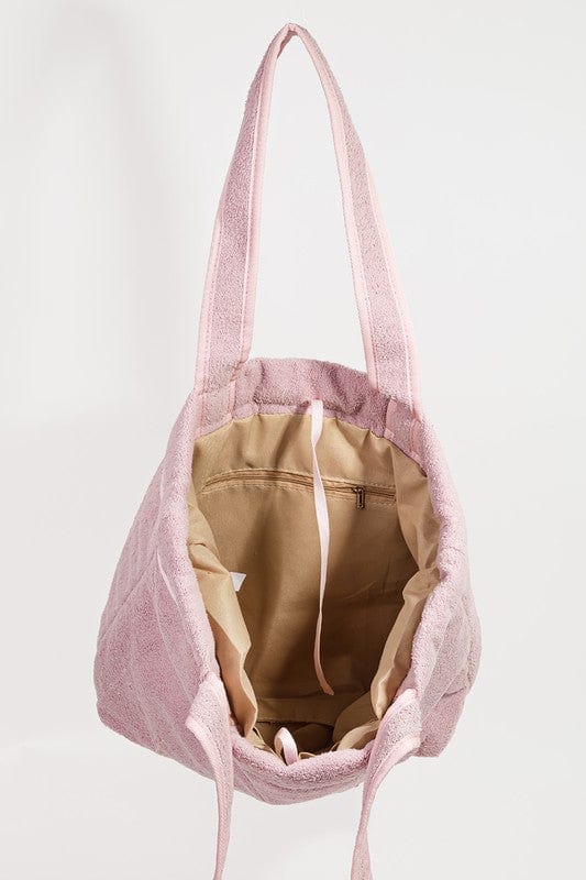 Fame Square Microfiber Tote Bag - Trendsi