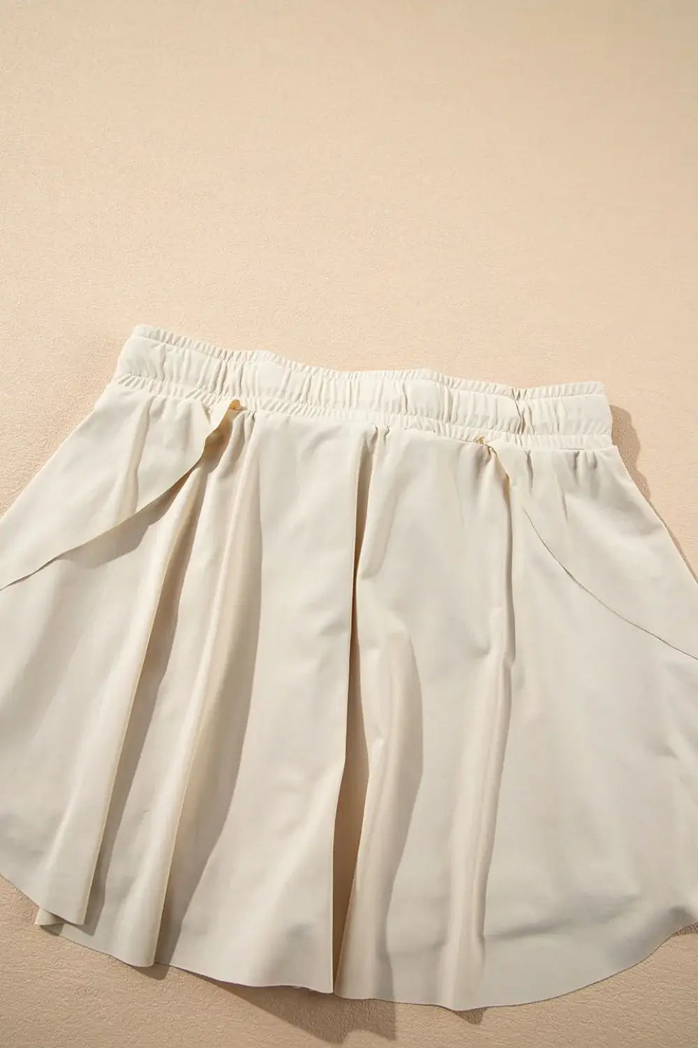 Drawstring High Waist Lined Active Skorts - Trendsi - Flyclothing LLC