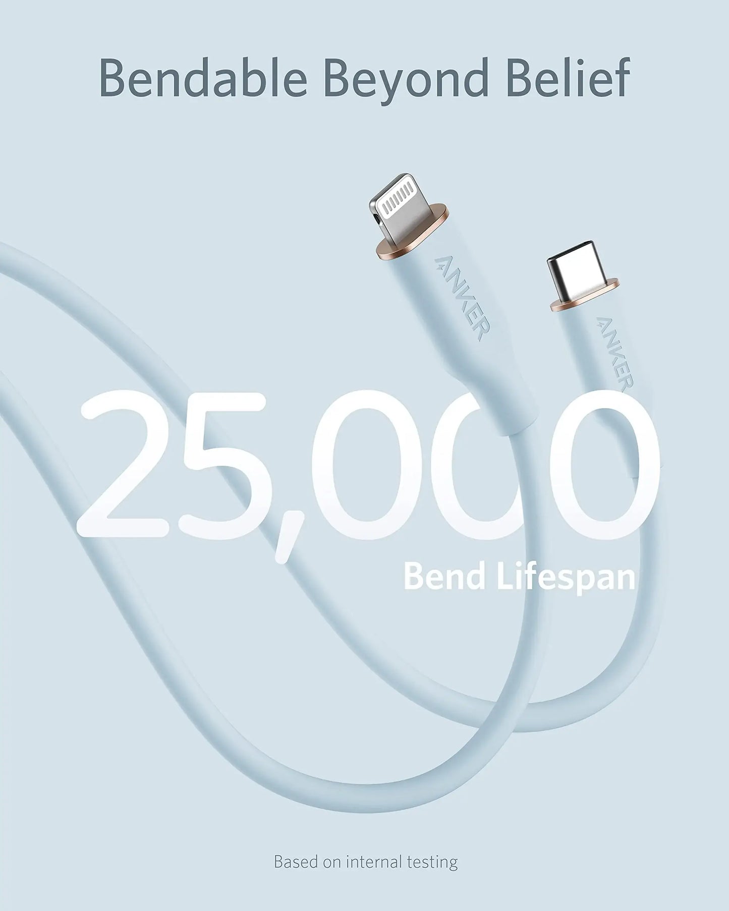 Anker <b>641</b> USB-C to Lightning Cable (Flow, Silicone) - Anker - Flyclothing LLC