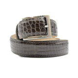 70-100-TPE ALLIGATOR Belt, Taupe - Zelli Italia - Flyclothing LLC