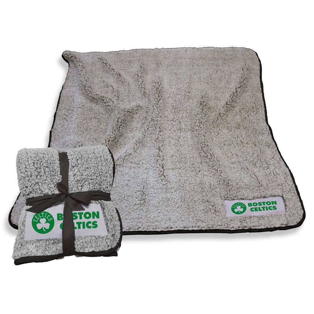 Boston Celtics Black Frosty Fleece Domestic f/ Campus Colors Wdmk - Logo Brands - Flyclothing LLC