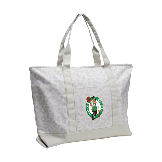Boston Celtics Leopard Pattern Tote - Logo Brands - Flyclothing LLC