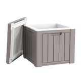 16" Light Brown Heavy Duty Plastic Garden Accents Accessories - HomeRoots - Flyclothing LLC