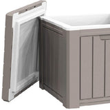 16" Light Brown Heavy Duty Plastic Garden Accents Accessories - HomeRoots - Flyclothing LLC
