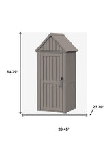 64" Light Brown Heavy Duty Plastic Garden Accents Accessories - HomeRoots - Flyclothing LLC