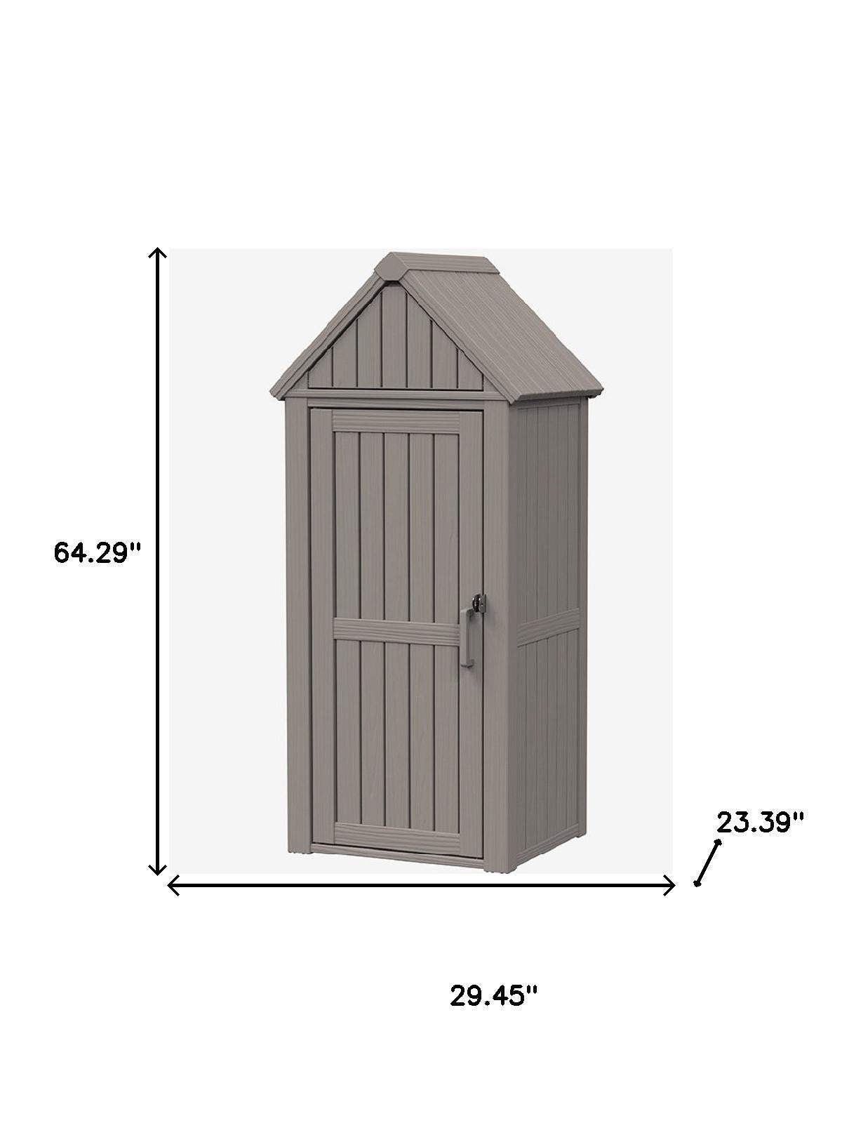 64" Light Brown Heavy Duty Plastic Garden Accents Accessories - HomeRoots - Flyclothing LLC