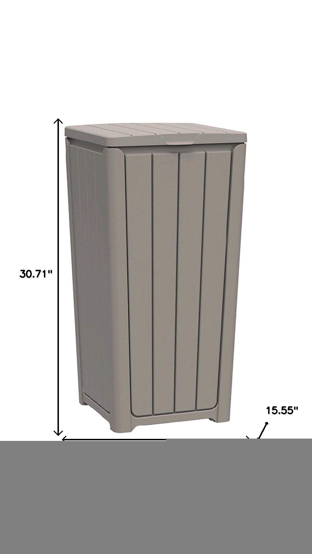 31" Light Brown Heavy Duty Plastic Garden Accents Accessories - HomeRoots - Flyclothing LLC