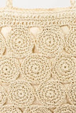 Fame Square Braided Pattern Tote Bag - Trendsi