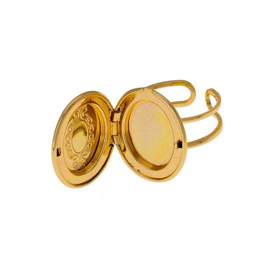 18K Gold-Plated Open Engraved Ring - Trendsi - Flyclothing LLC