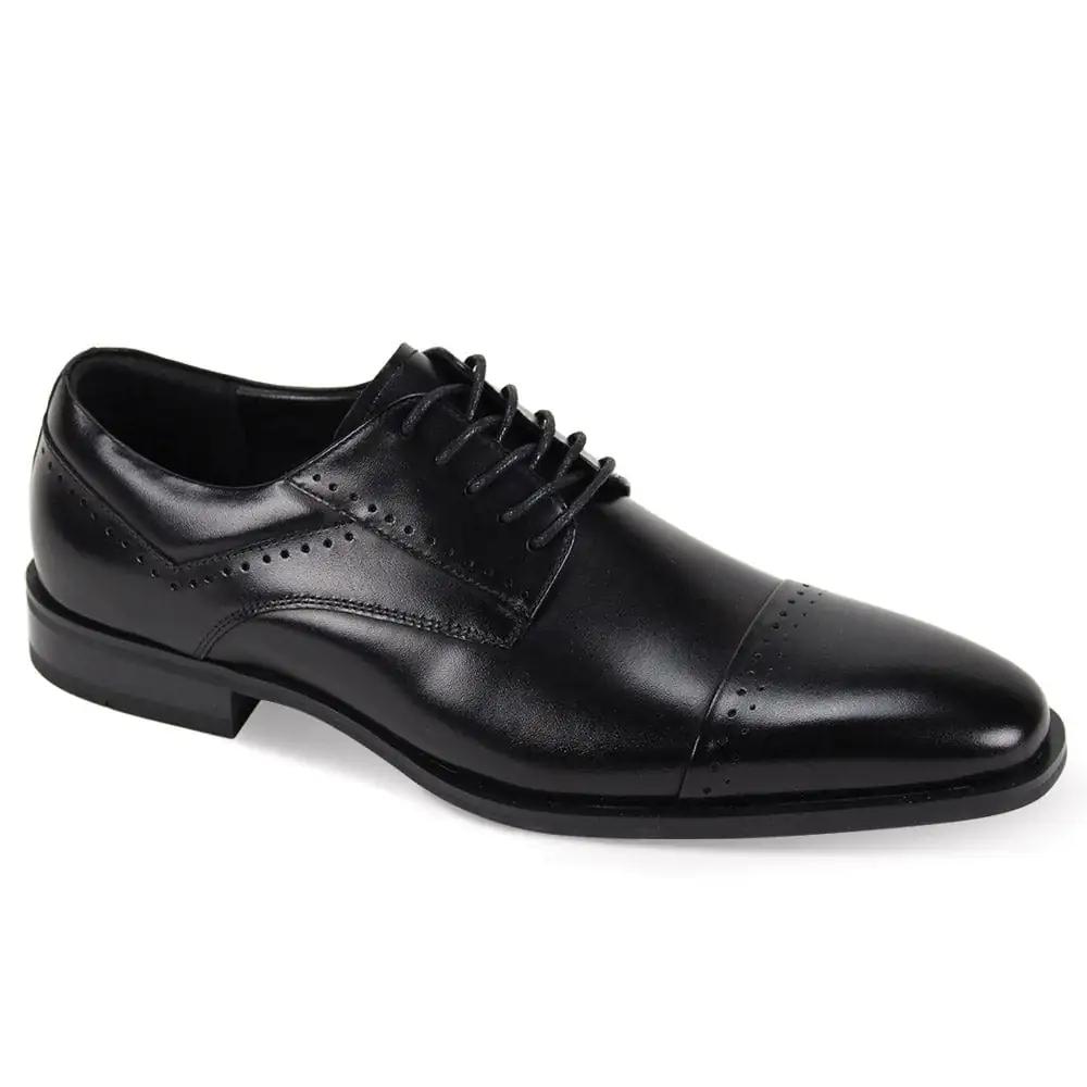 Giorgio Venturi Cap Toe Lace Shoe Black - Giorgio Venturi