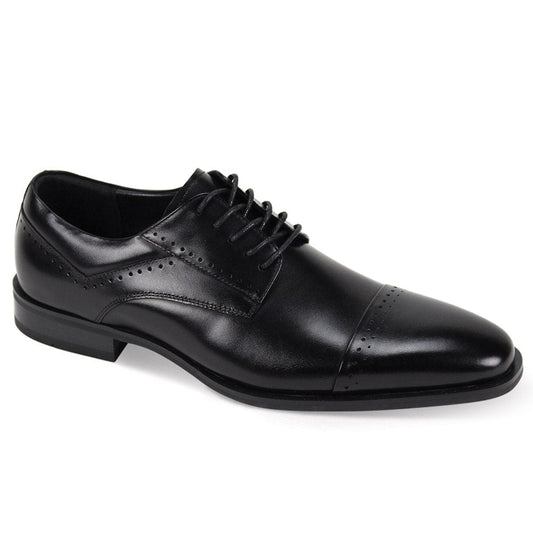 Giorgio Venturi Cap Toe Lace Shoe Black - Giorgio Venturi
