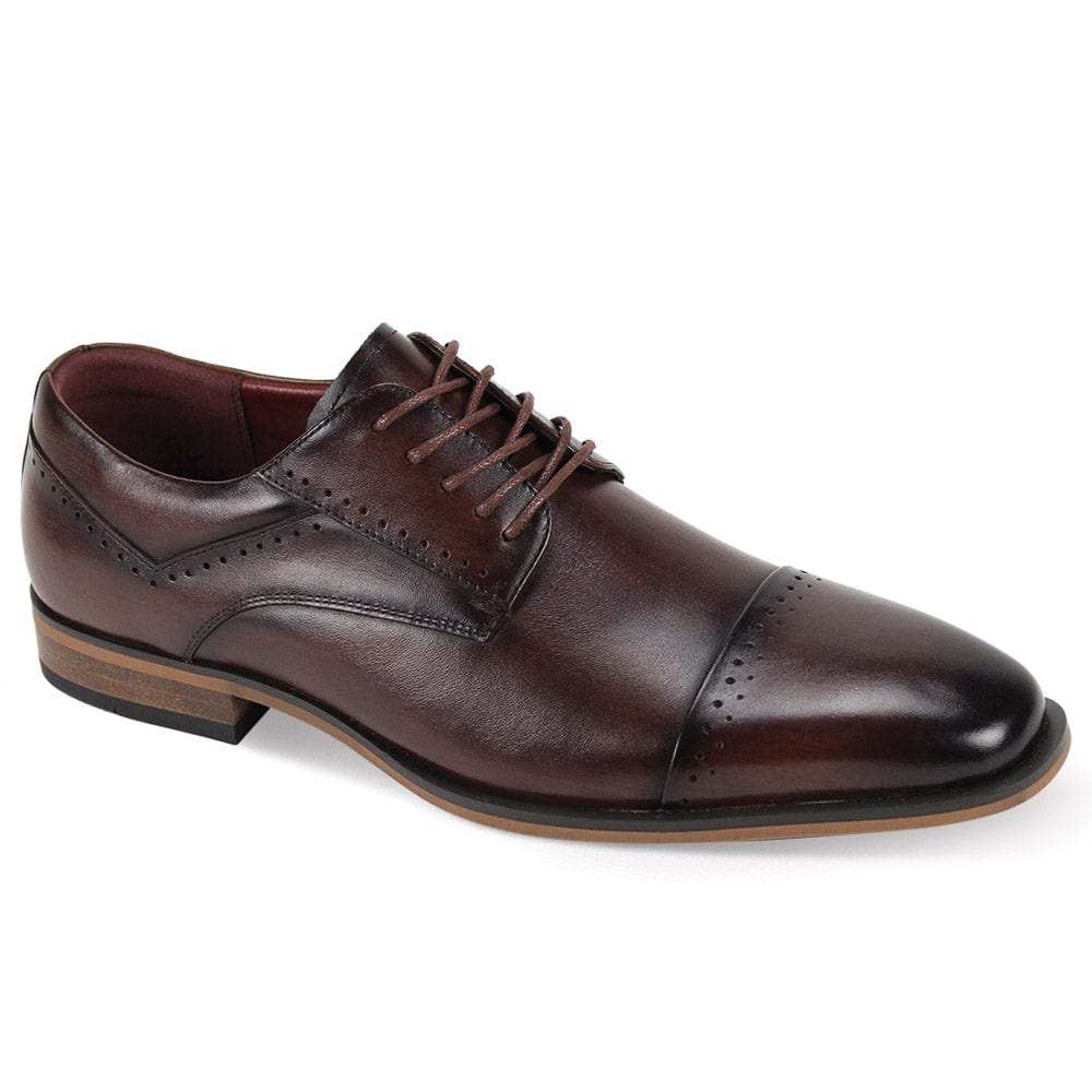 Giorgio Venturi Cap Toe Lace Shoe Brown - Giorgio Venturi - Flyclothing LLC