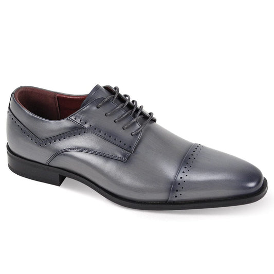 Giorgio Venturi Cap Toe Lace Shoe Gray - Giorgio Venturi