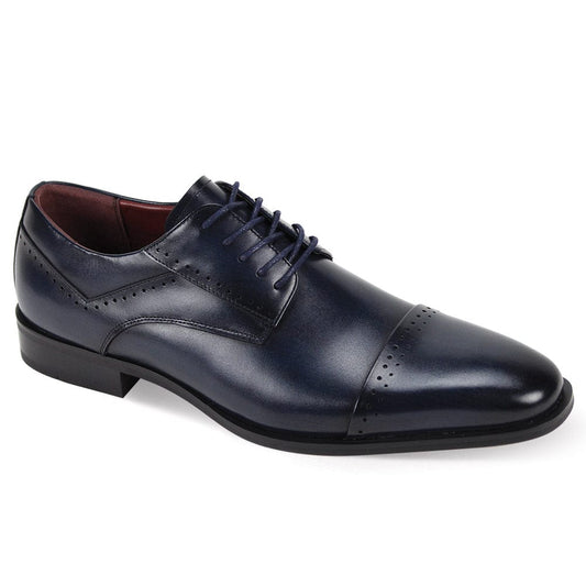 Giorgio Venturi Cap Toe Lace Shoe Navy - Giorgio Venturi