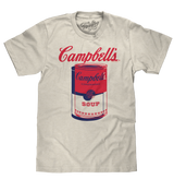 Retro Campbell's Soup Can T-Shirt - Oatmeal Heather