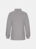 Full Size Mock Neck Long Sleeve T-Shirt - Trendsi - Flyclothing LLC