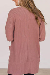 Open Front Long Sleeve Cover Up - Trendsi - Flyclothing LLC