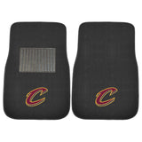 NBA - Cleveland Cavaliers 2-pc Embroidered Car Mat Set - Logo Brands - Flyclothing LLC
