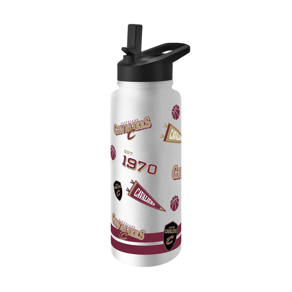 Cleveland Cavaliers 34oz TJX Native Quencher Bottle - Logo Brands - Flyclothing LLC