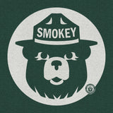 Smokey Bear Shirt Retro Mascot T-Shirt - Forest Green