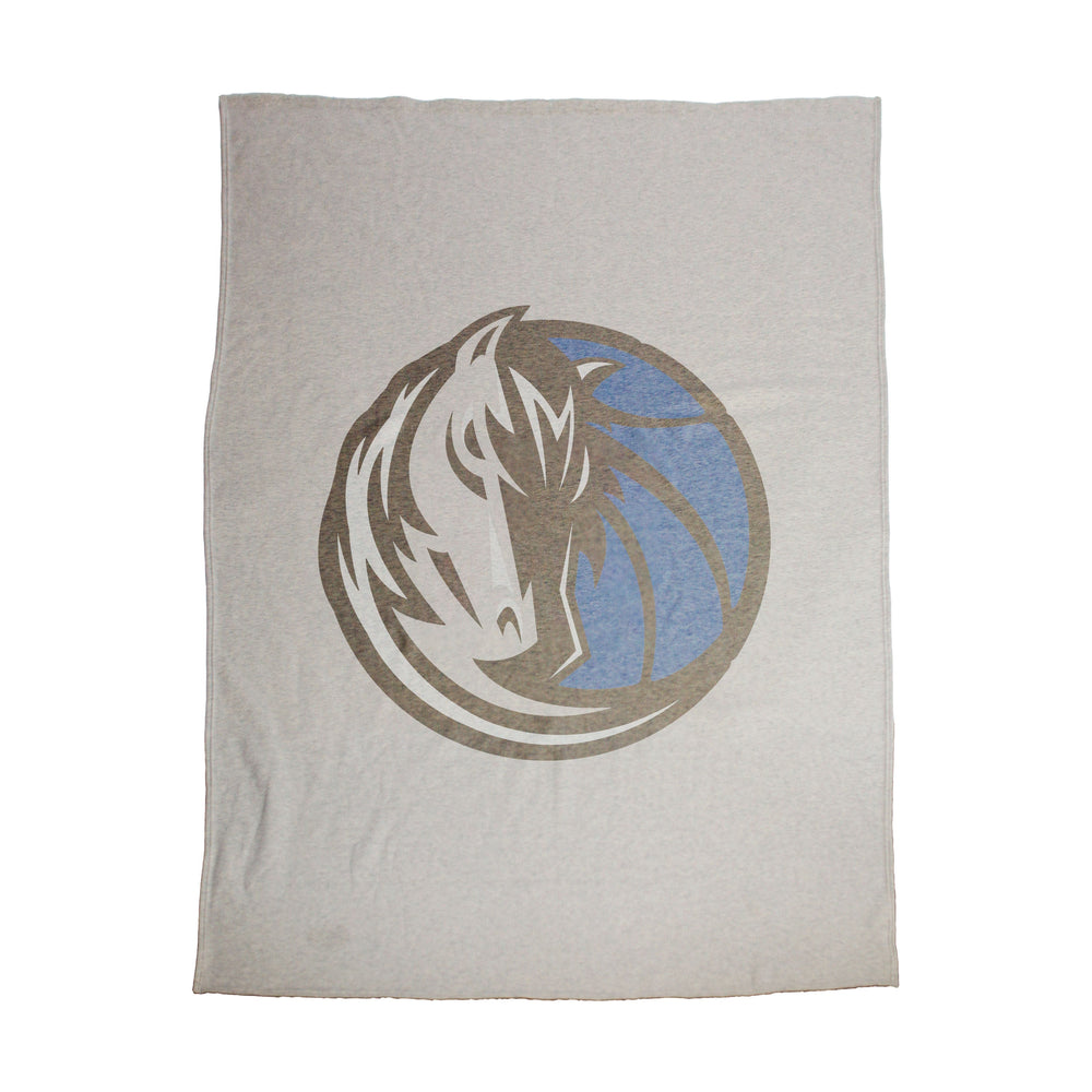 Dallas Mavericks Oversized Logo Sublimated Sweatshirt Blanket