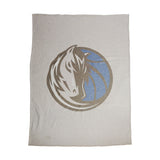 Dallas Mavericks Oversized Logo Sublimated Sweatshirt Blanket