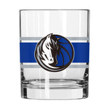 Dallas Mavericks 14oz Stripe Rocks Glass - Logo Brands - Flyclothing LLC