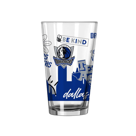 Dallas Mavericks 16oz Native Pint Glass