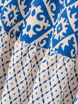 Geometric Elastic Waist Maxi Skirt - Trendsi - Flyclothing LLC