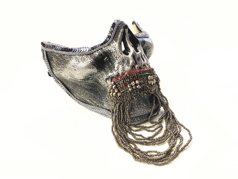 Skull Punk Rivets Performance Mask Halloween Mask - My Store - Flyclothing LLC