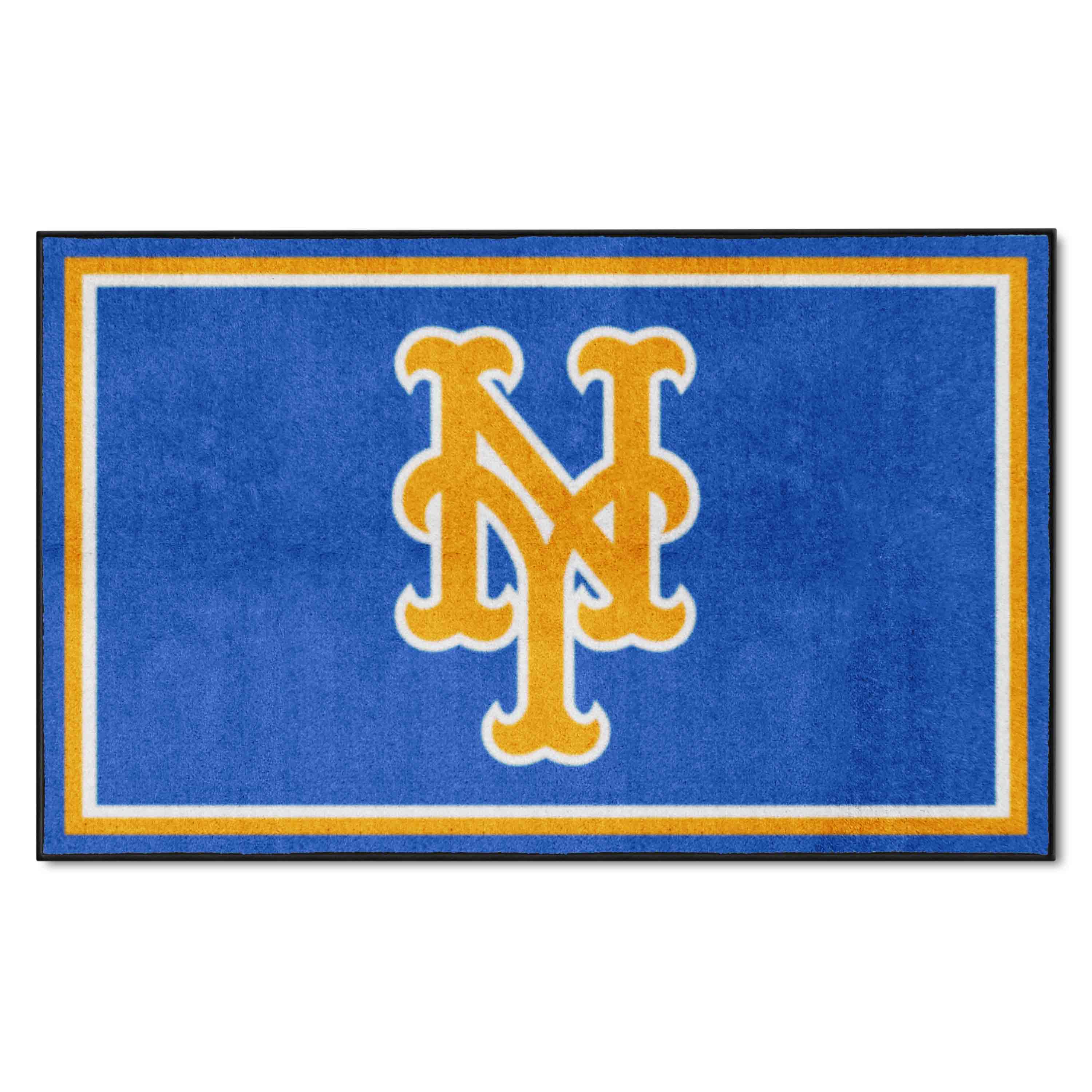 New York Mets 4ft. x 6ft. Plush Area Rug - New York Mets