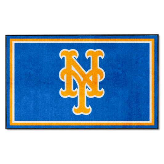 New York Mets 4ft. x 6ft. Plush Area Rug - New York Mets