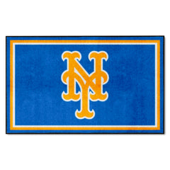 New York Mets 4ft. x 6ft. Plush Area Rug - New York Mets